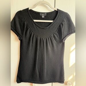 Alfani Women's Classic Black Short Sleeve Top